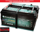 2x Enerdrive 200AH B-Tec Lithium Batteries COMBO DEAL